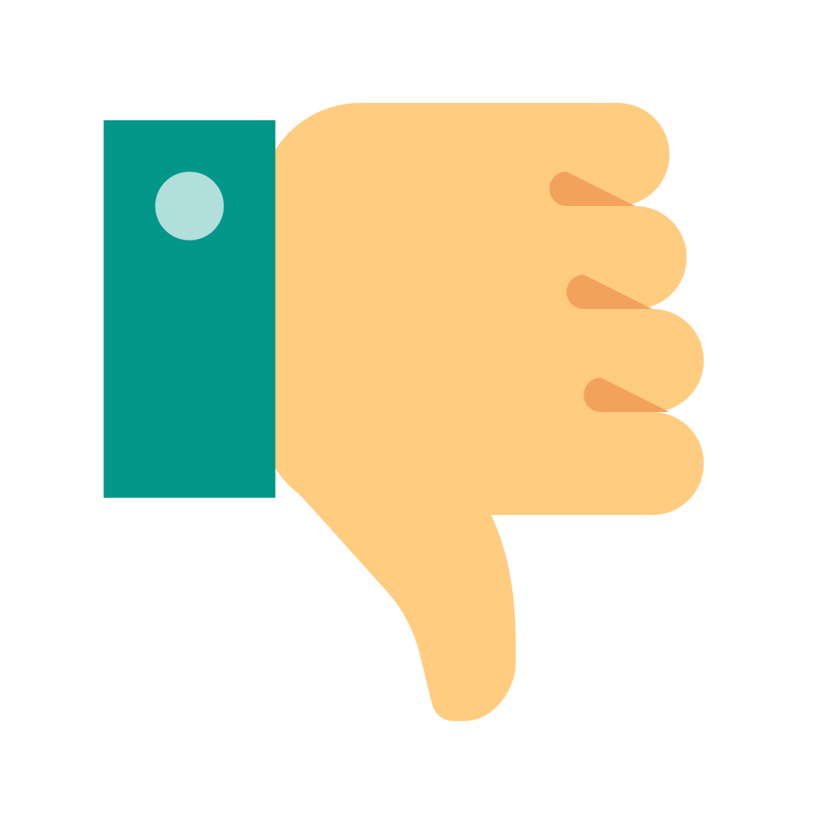 a hand with a thumb on it