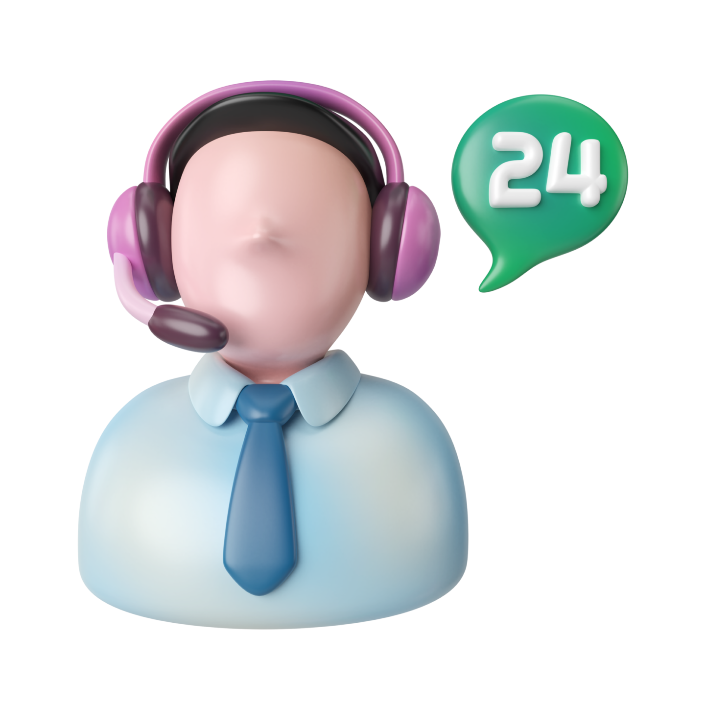 a man with headphones and a speech bubble