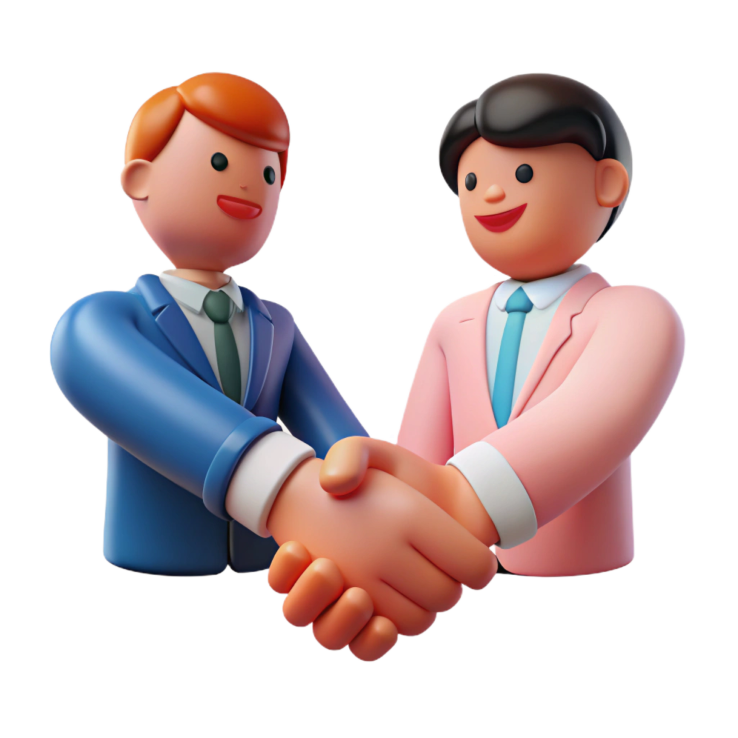 two businessmen shaking hands