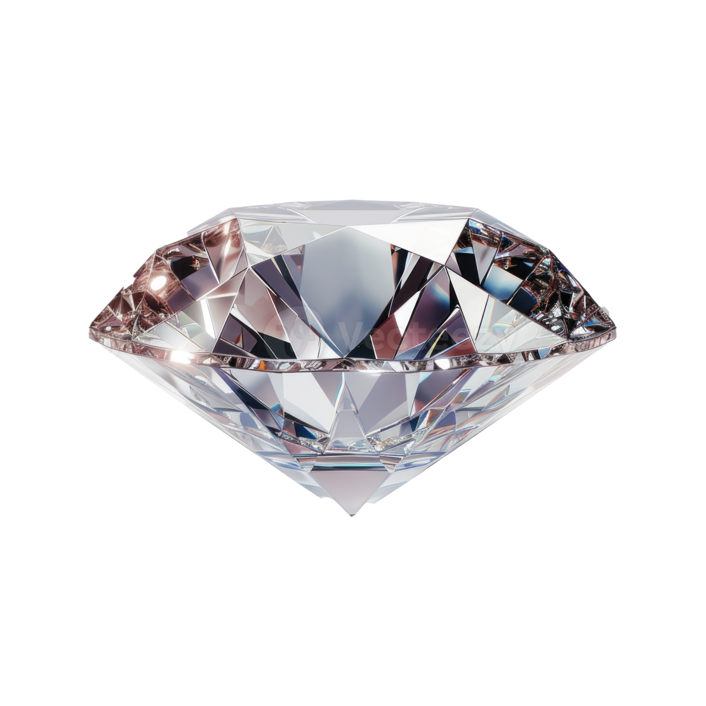 a diamond on a white background