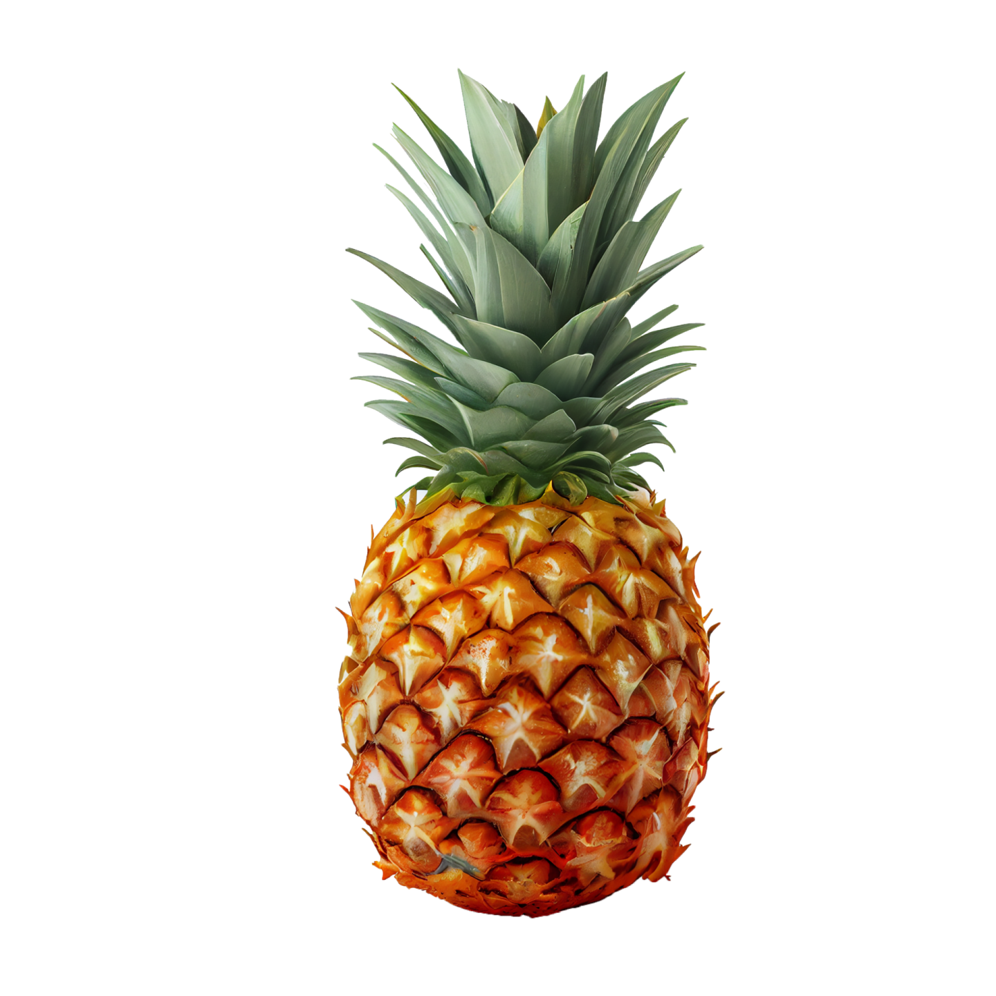 a pineapple on a white background