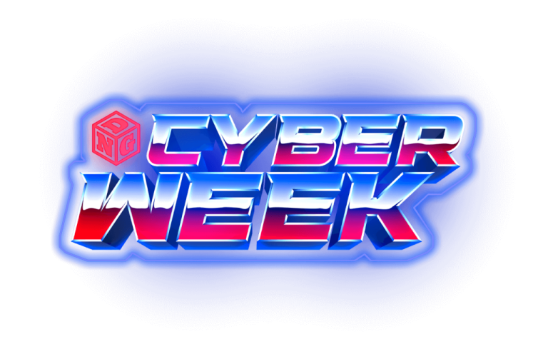 the logo for cyber week