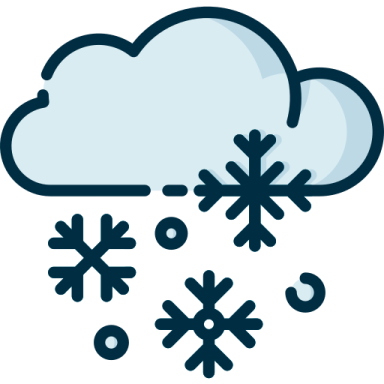 a cloud with snow on it