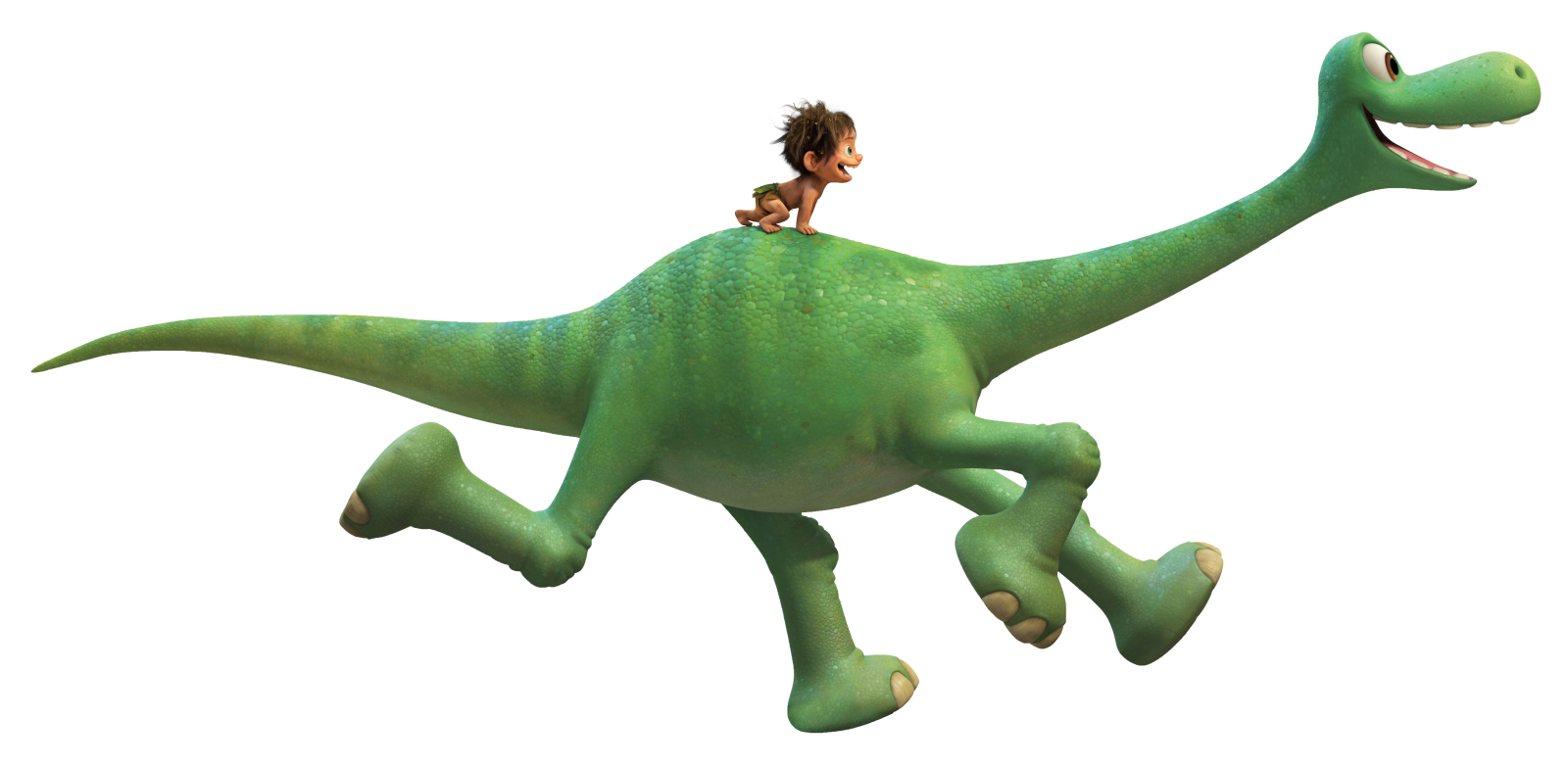 a girl riding on the back of a dinosaur