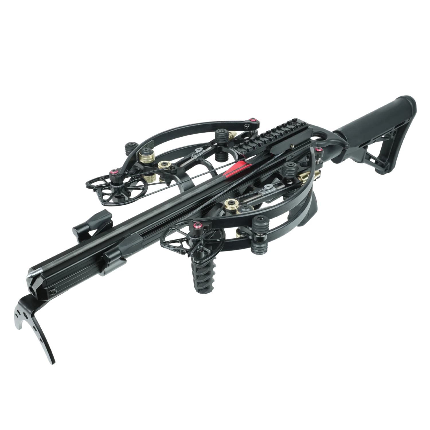 a crossbow on a white background