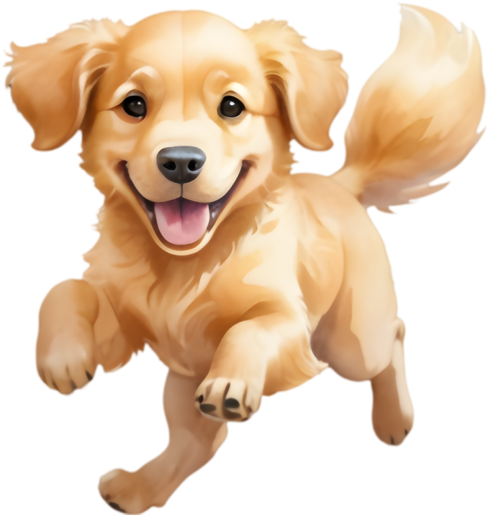 a dog running with its mouth open