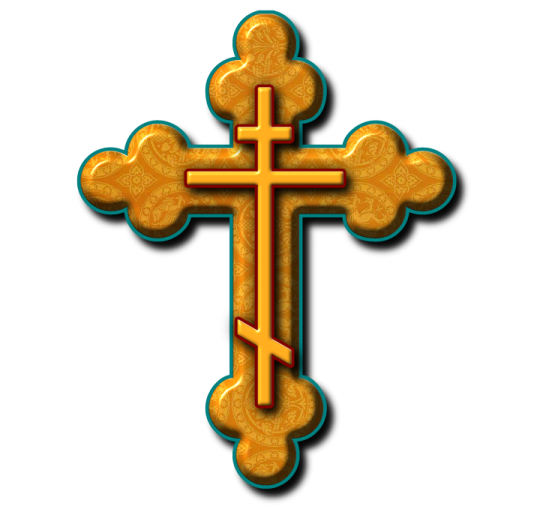 a cross on a white background