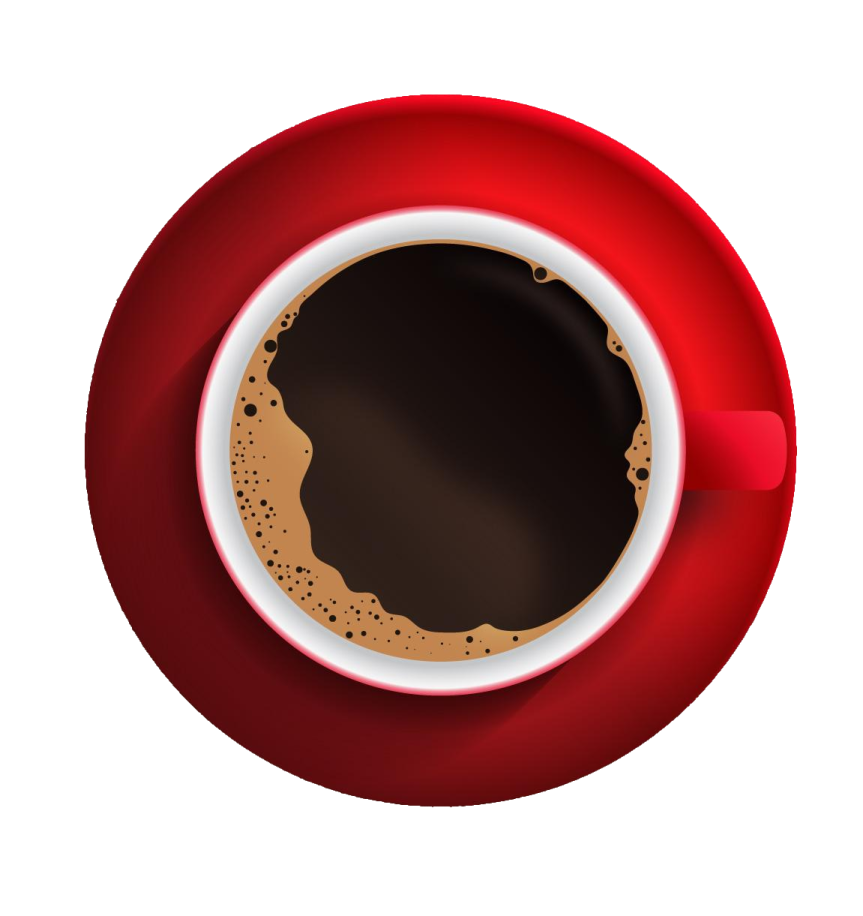 a cup of coffee on a saucer