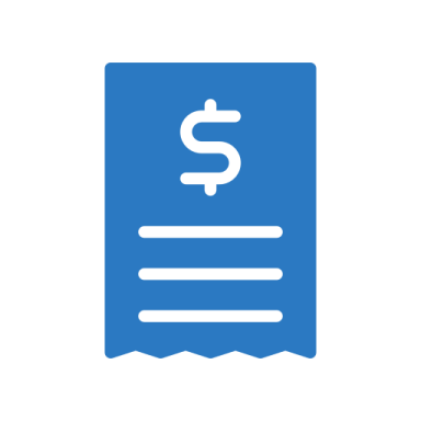 a paper with a dollar sign on it