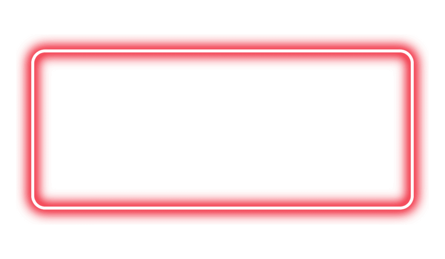 a red neon sign on a white background