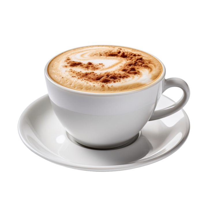 a cup of coffee on a saucer