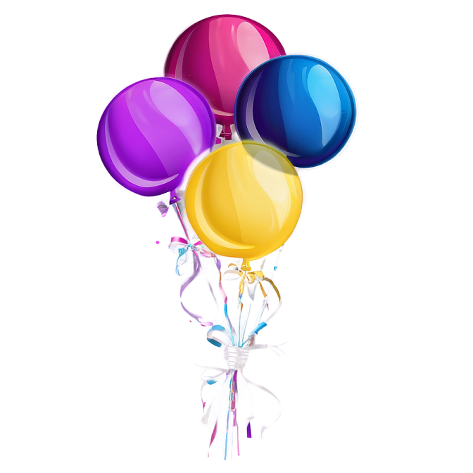 a bunch of balloons