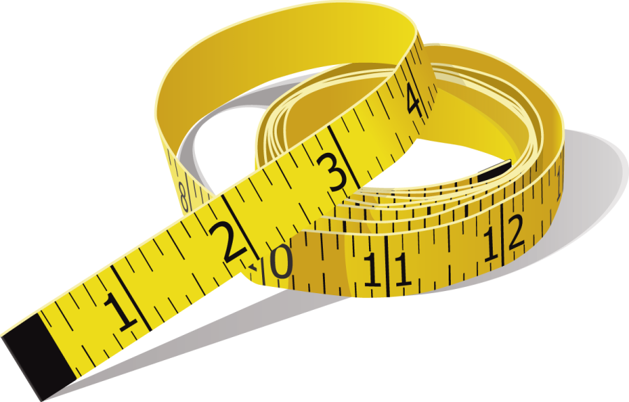a tape with the word measure on it