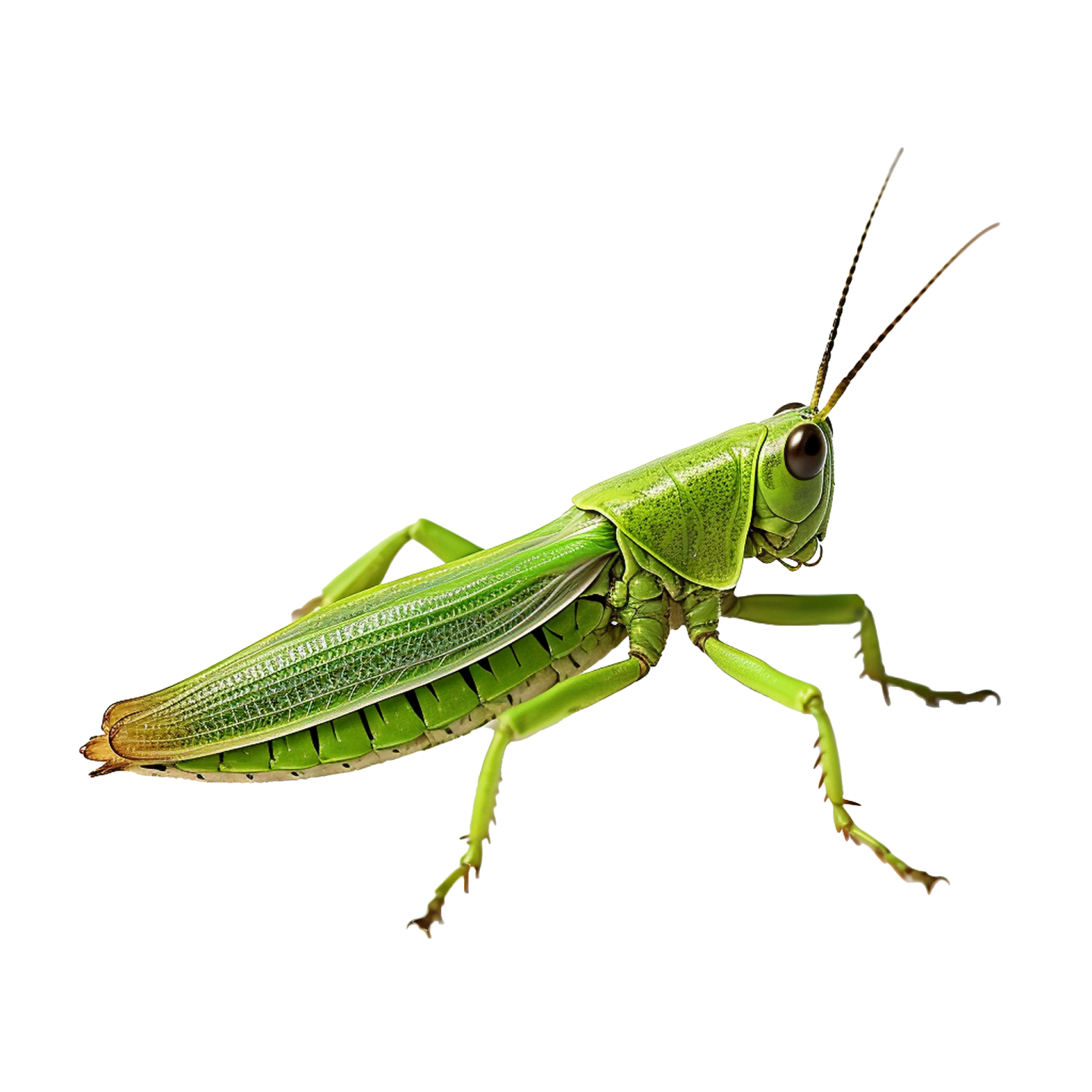 a green grasshopper