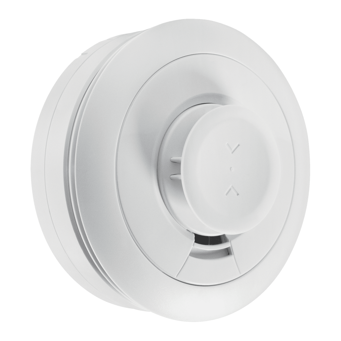 a white smoke detector with the lid open