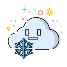 an image of a cloud with snow on it