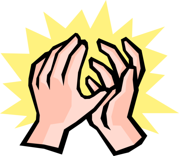 a pair of hands holding each other hands