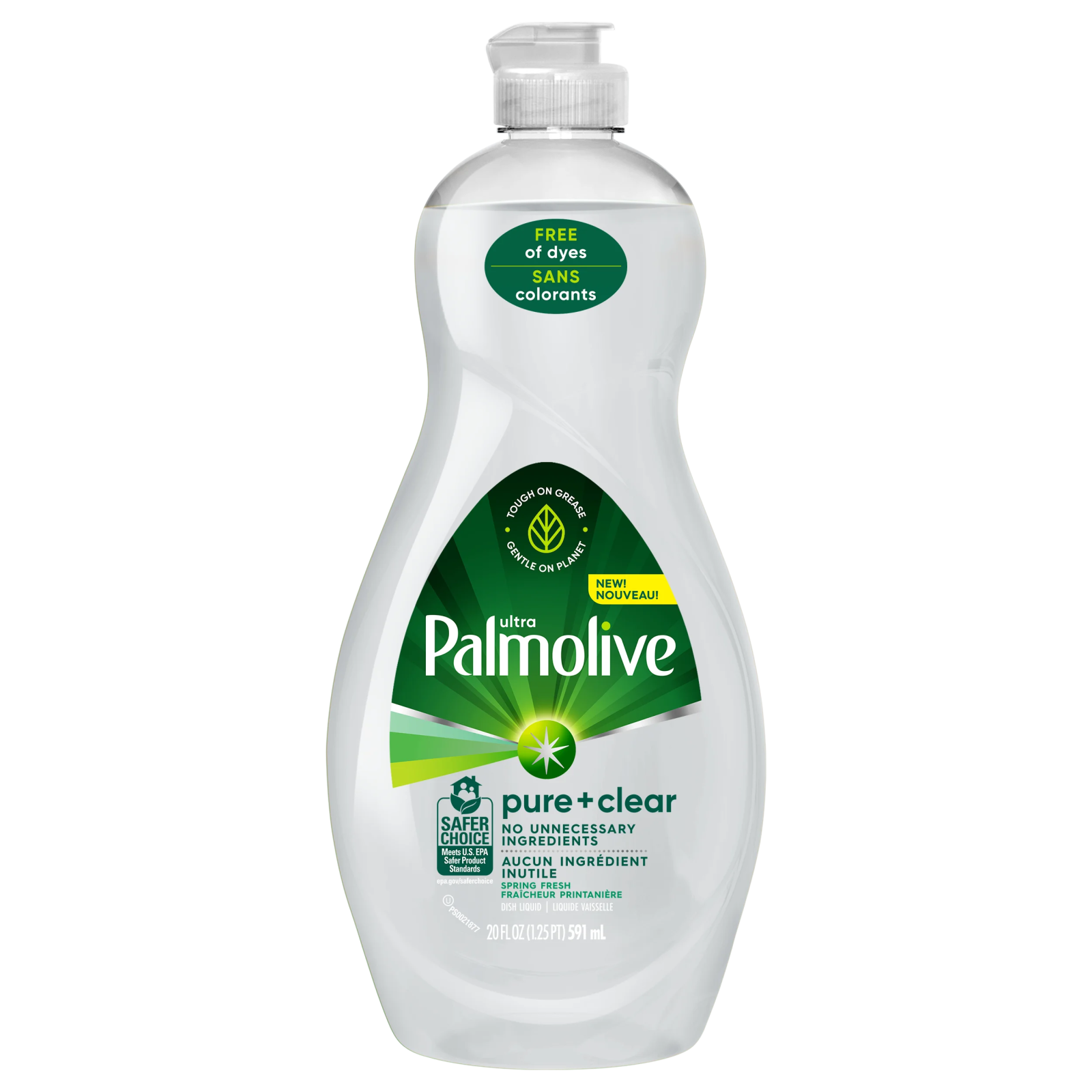 palmil pure clear dish liquid