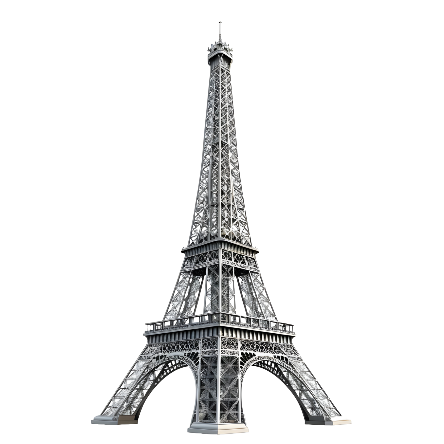 a model of the eiff tower