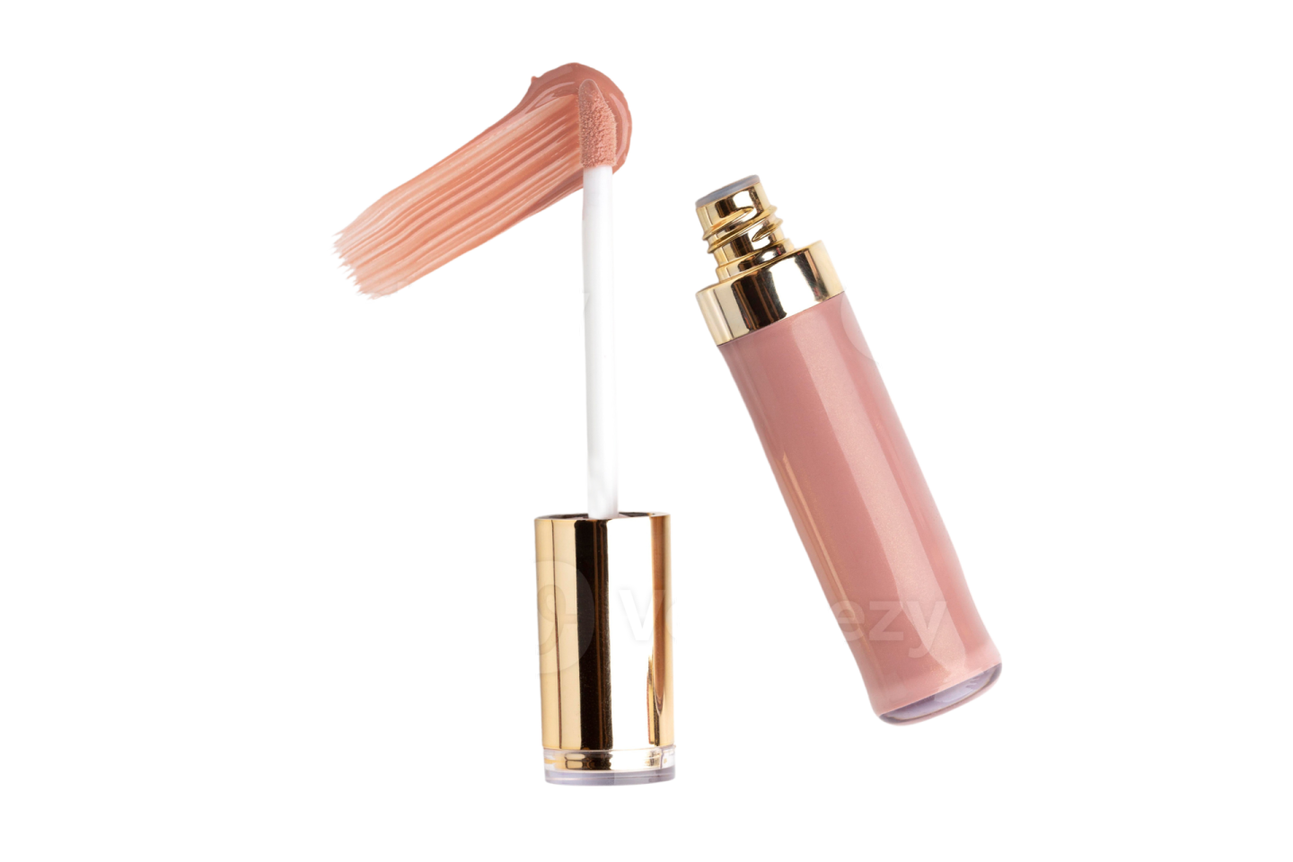 a bottle of liquid lipstick with a gold cap