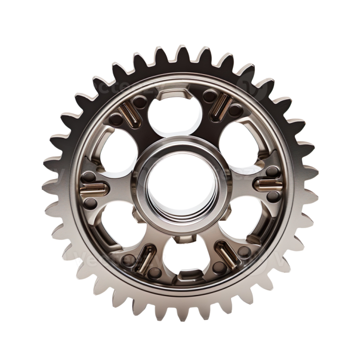 an image of a gear wheel on white background