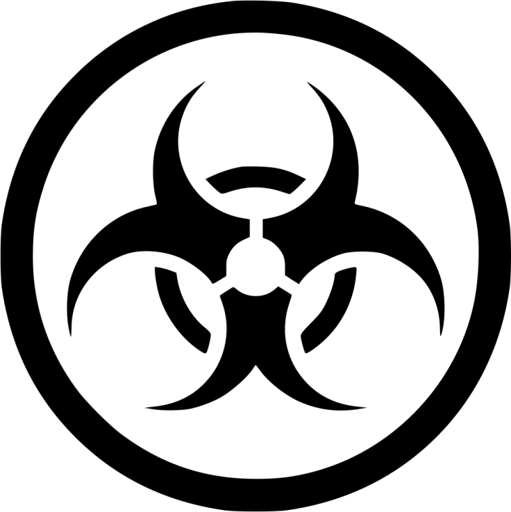 a black and white image of a bio symbol