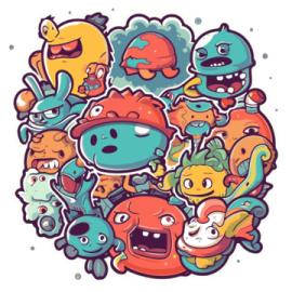 an image of a bunch of cartoon characters