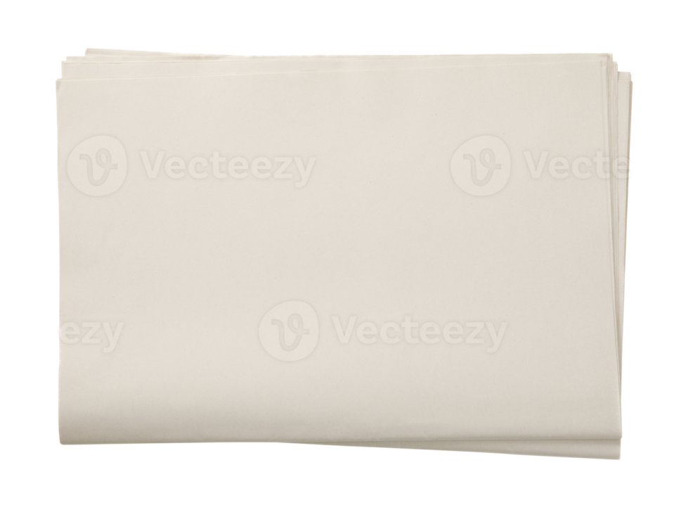 a sheet of white paper on a white background