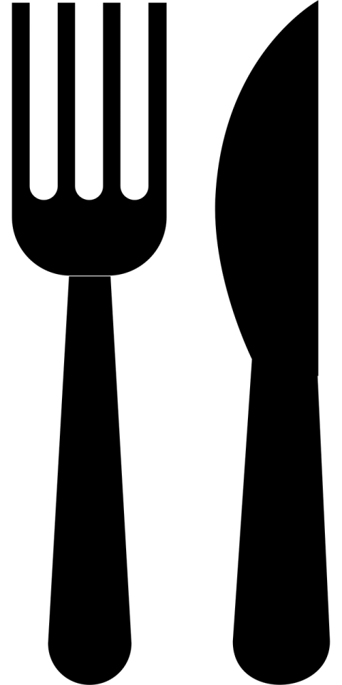 a fork and knife icon