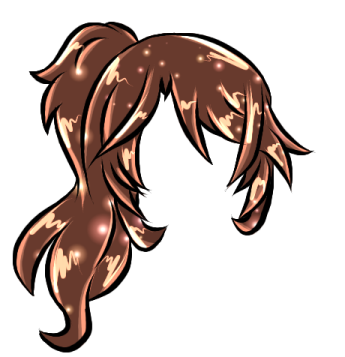 a drawing of a woman's hair