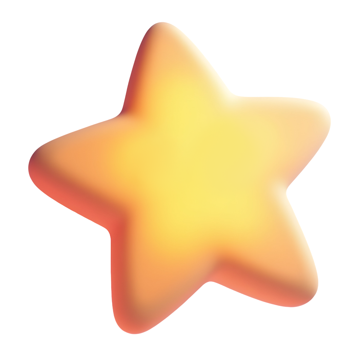 a yellow star on a white background