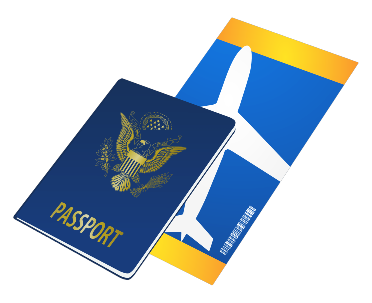 a passport with the us passport on it