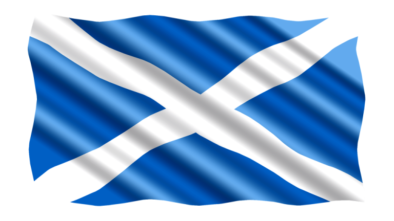 the flag of scotland