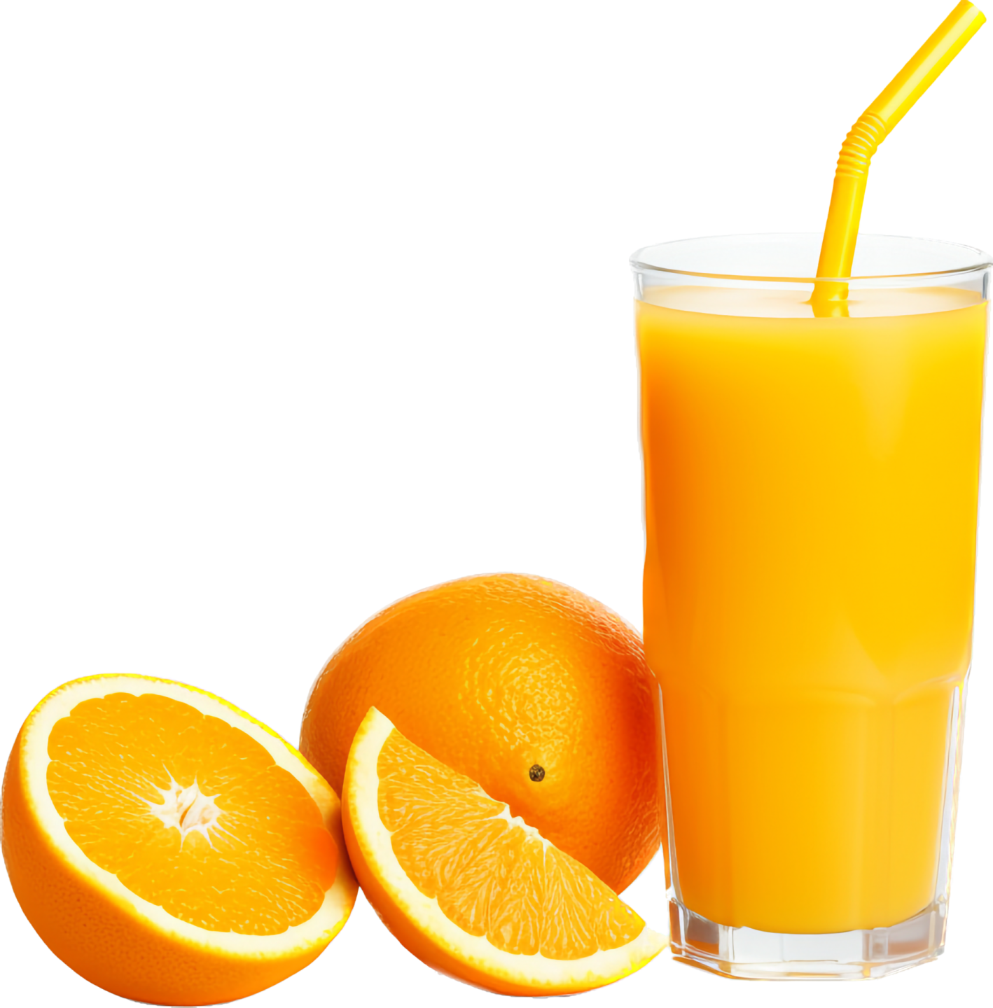 orange juice in a glass