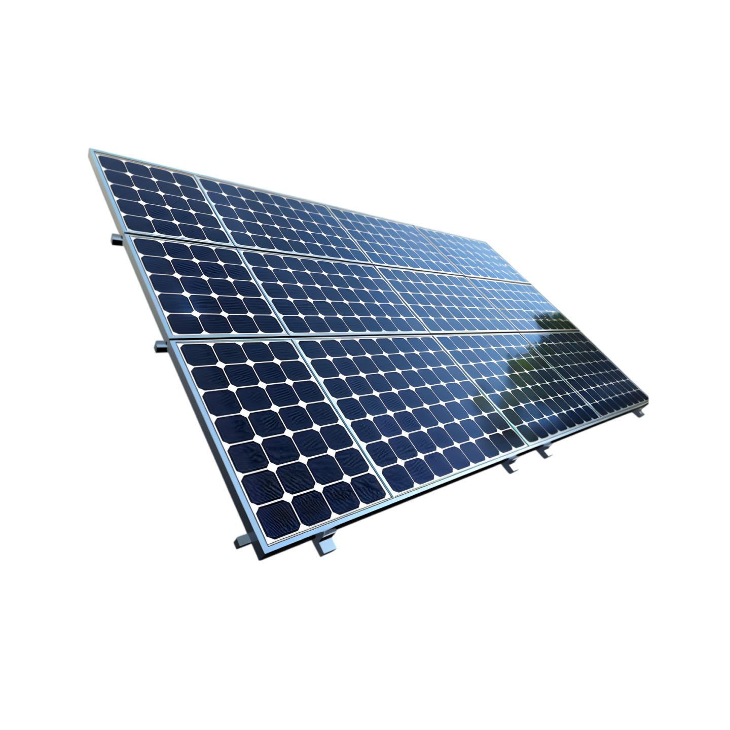 a photo of a solar panel on a white background