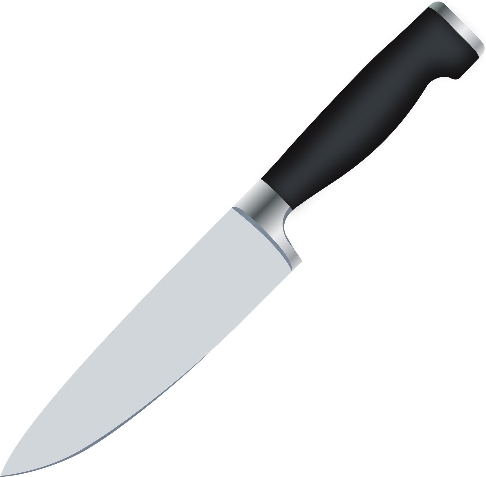 a knife on a white background