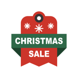 the christmas sale logo