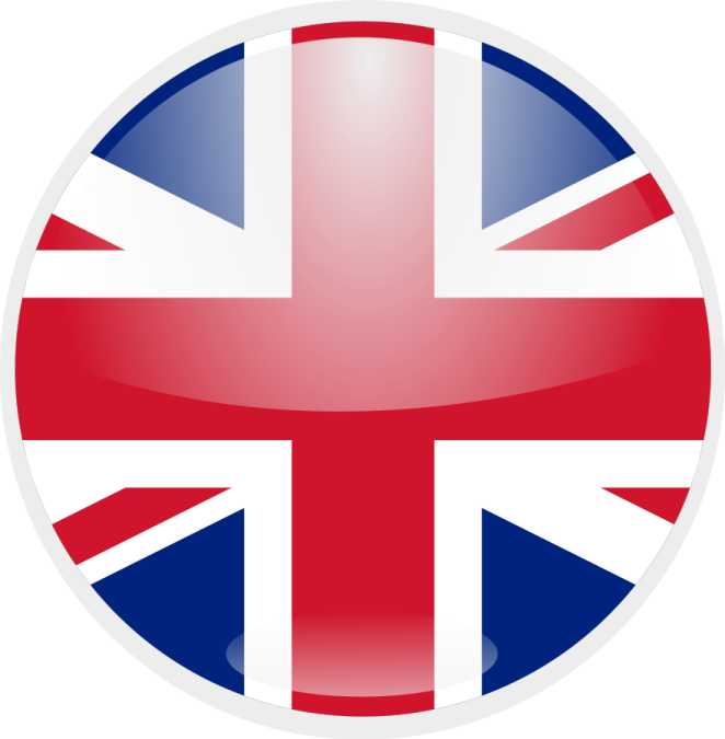 the british flag in a circle