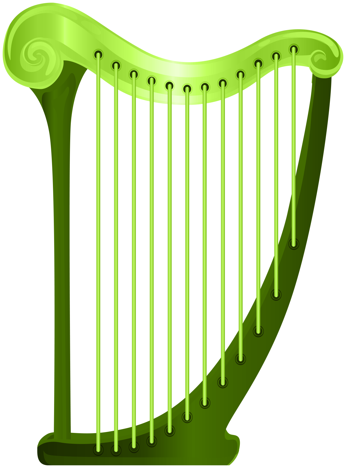a green harp