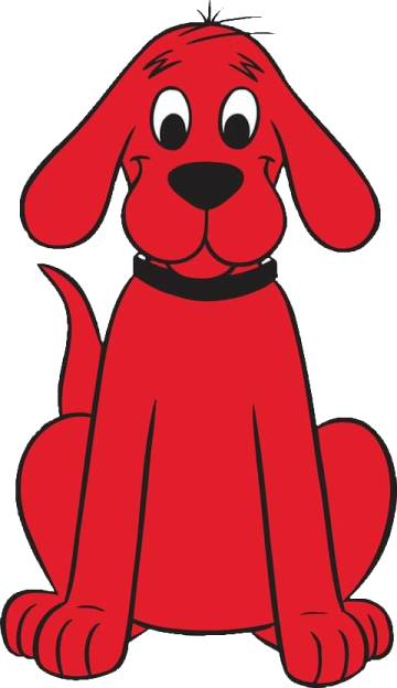 clifford the red dog clip art