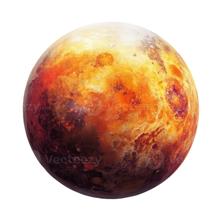 an artist's rendering of the planet pluto