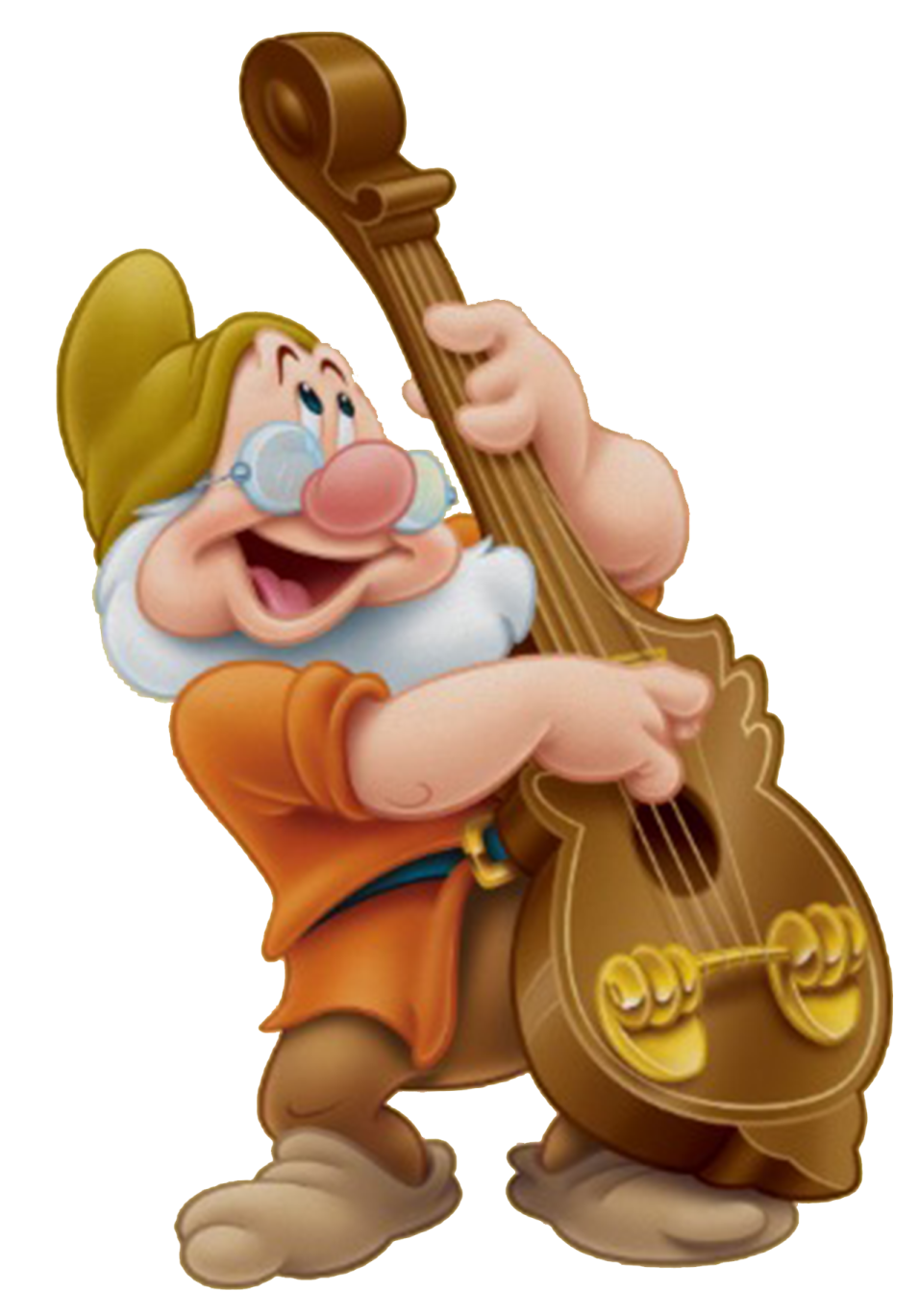 an image of a cartoon character playing the banjo