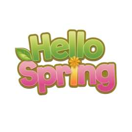 the logo for hello spring