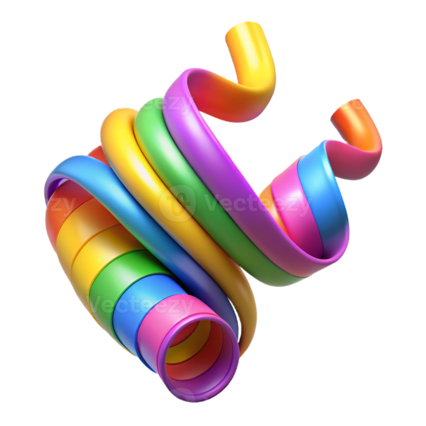 an image of a colorful plastic tube