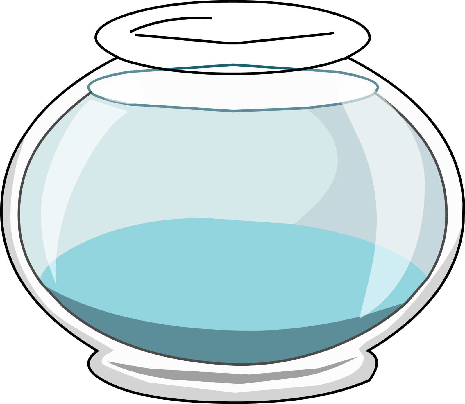 a goldfish in a bowl