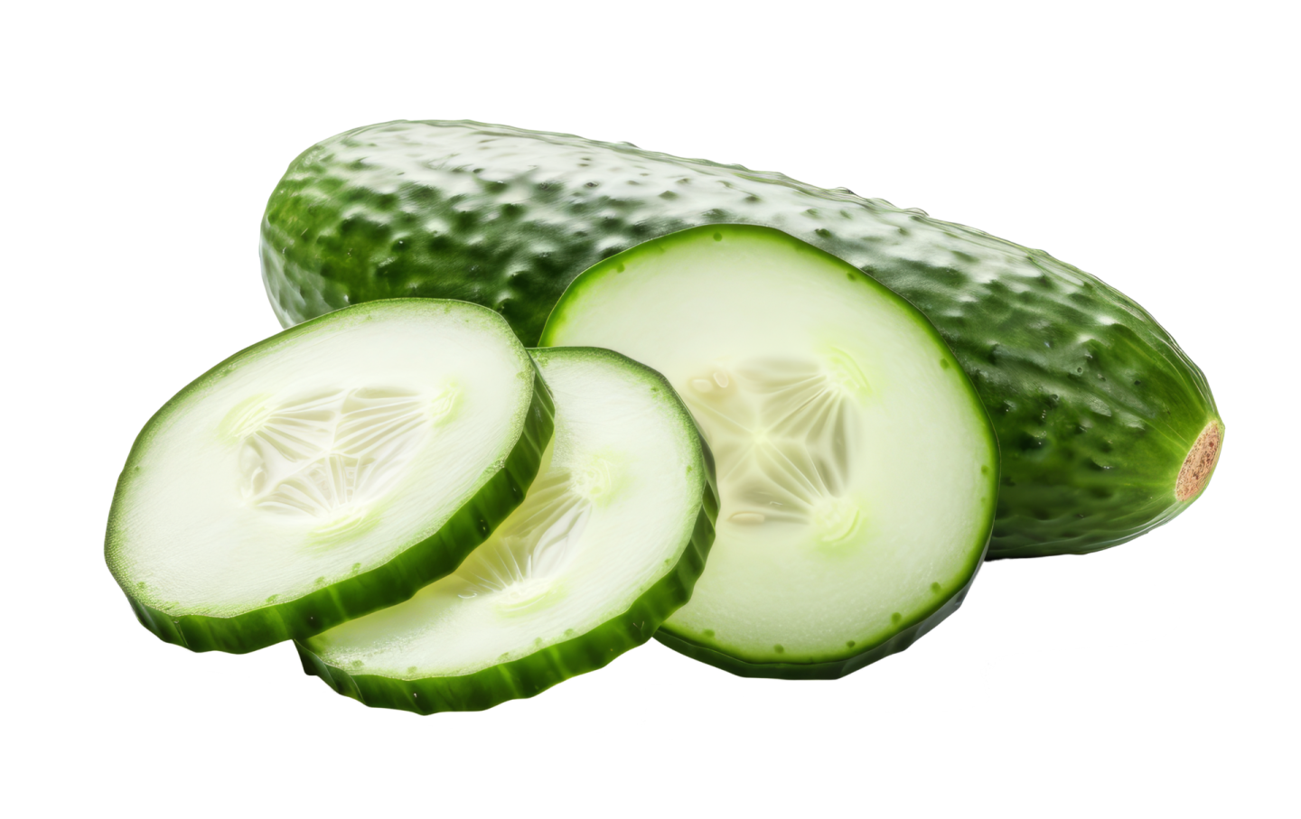 a cuce cut in half on a white background