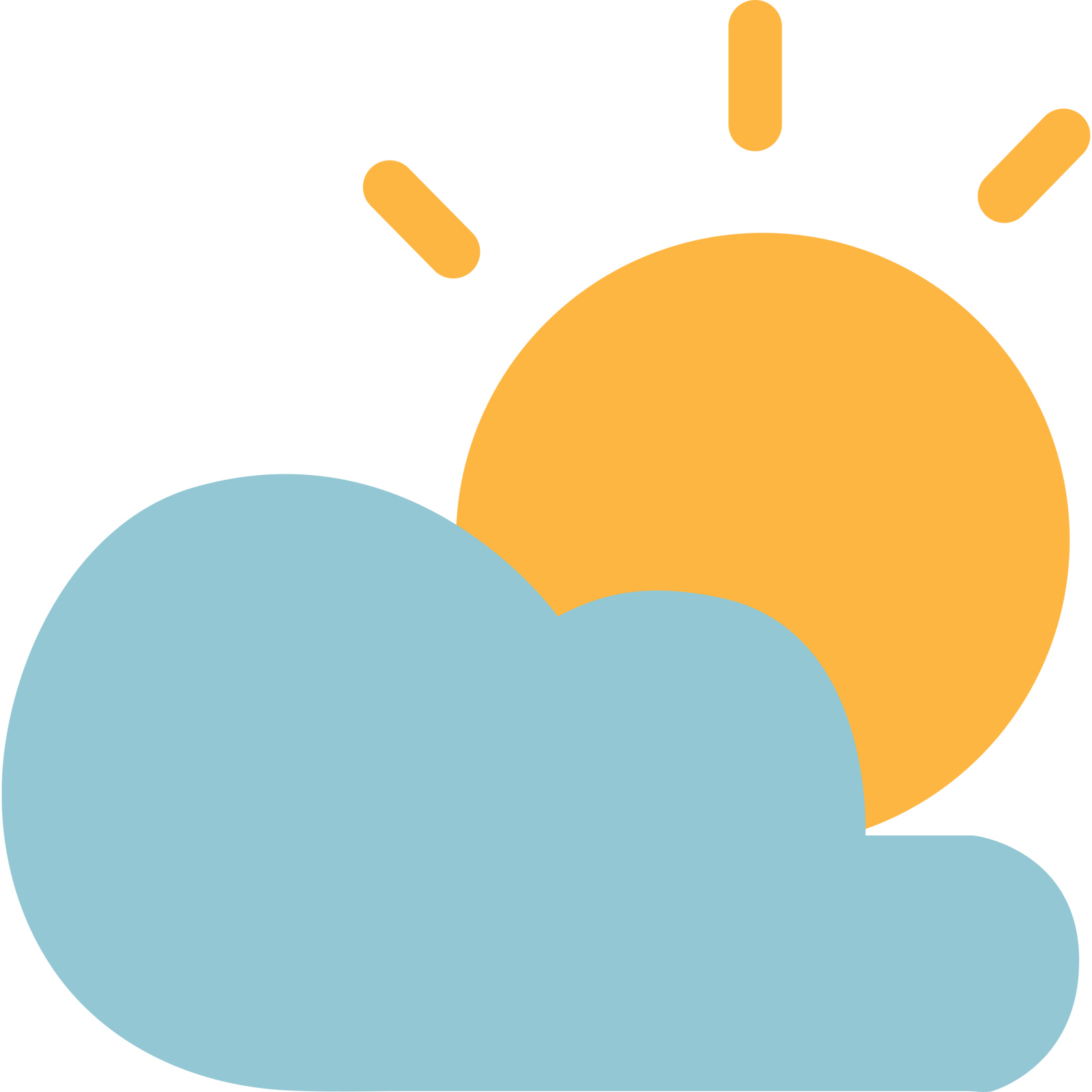 a cloud with the sun behind it