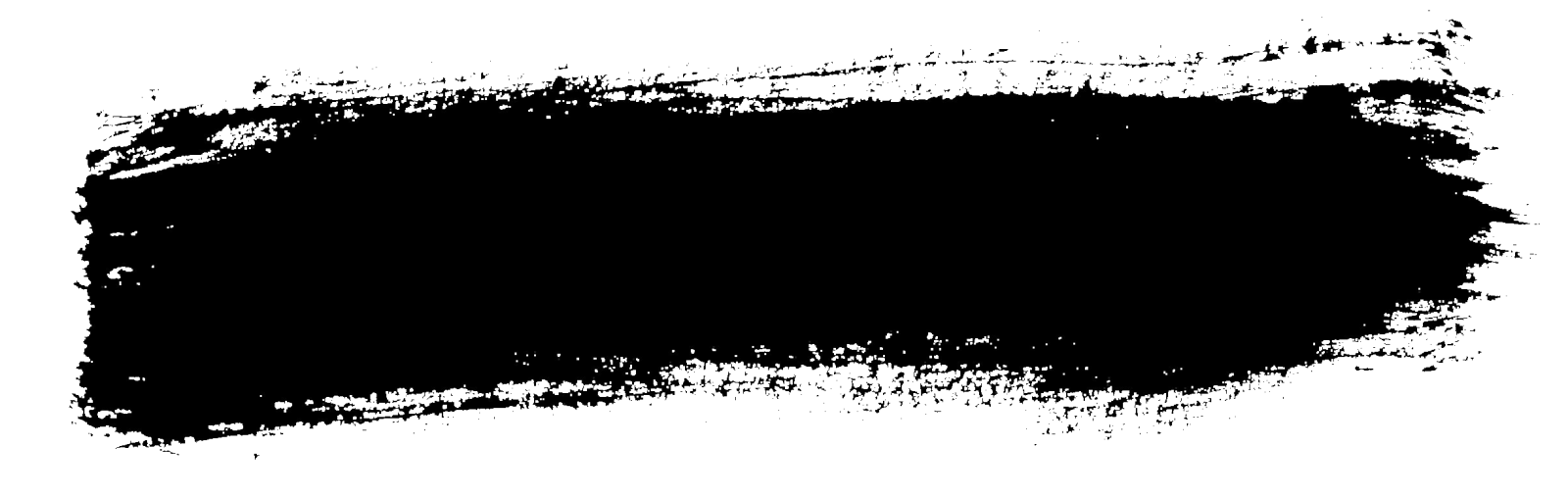 a black brush stroke on a white background