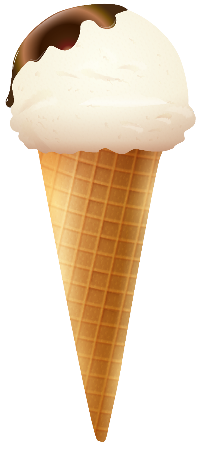an ice cream cone