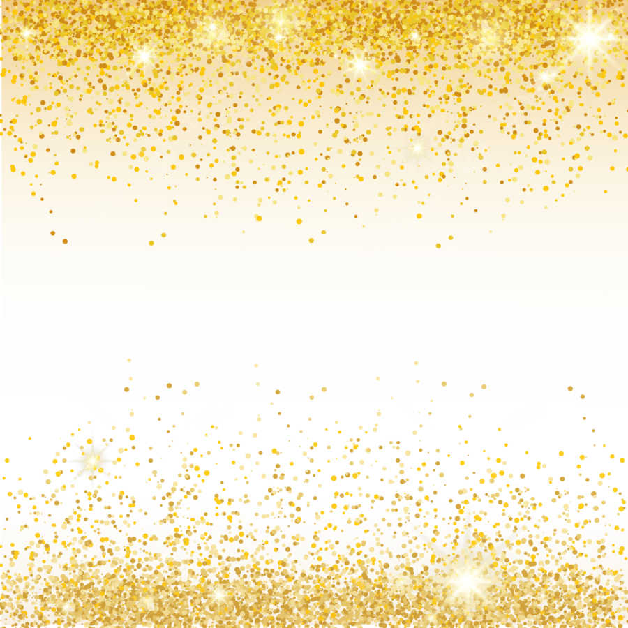 a gold glitter background with space for text